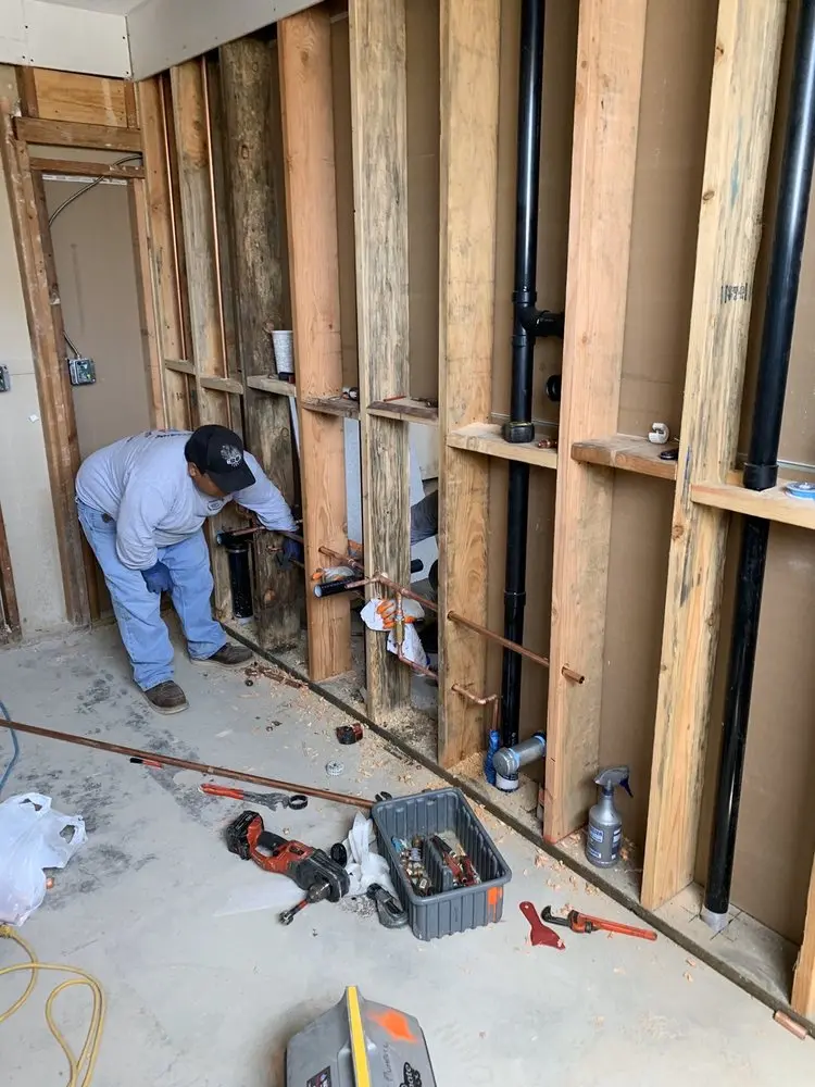 Commercial rough-in plumbing for Commercial Plumbing in Coalinga